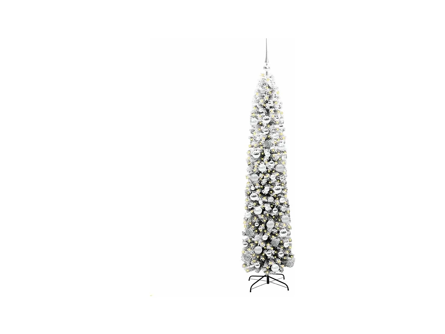 Árbol de Navidad artificial Verde 180 cm PVC, Acero y Plástico