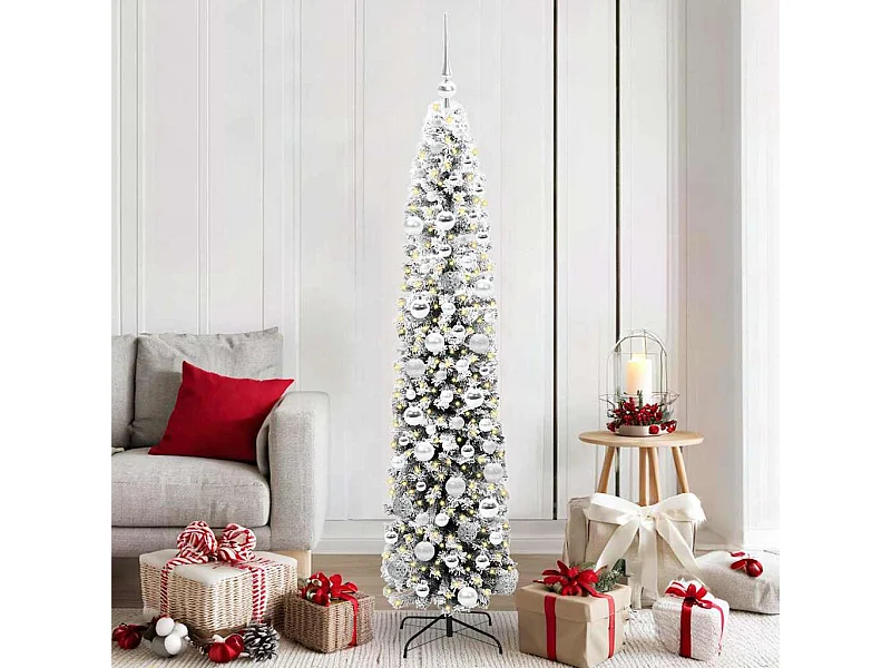 Sapin de Noël artificiel Vert 180 cm PVC et acier et plastique