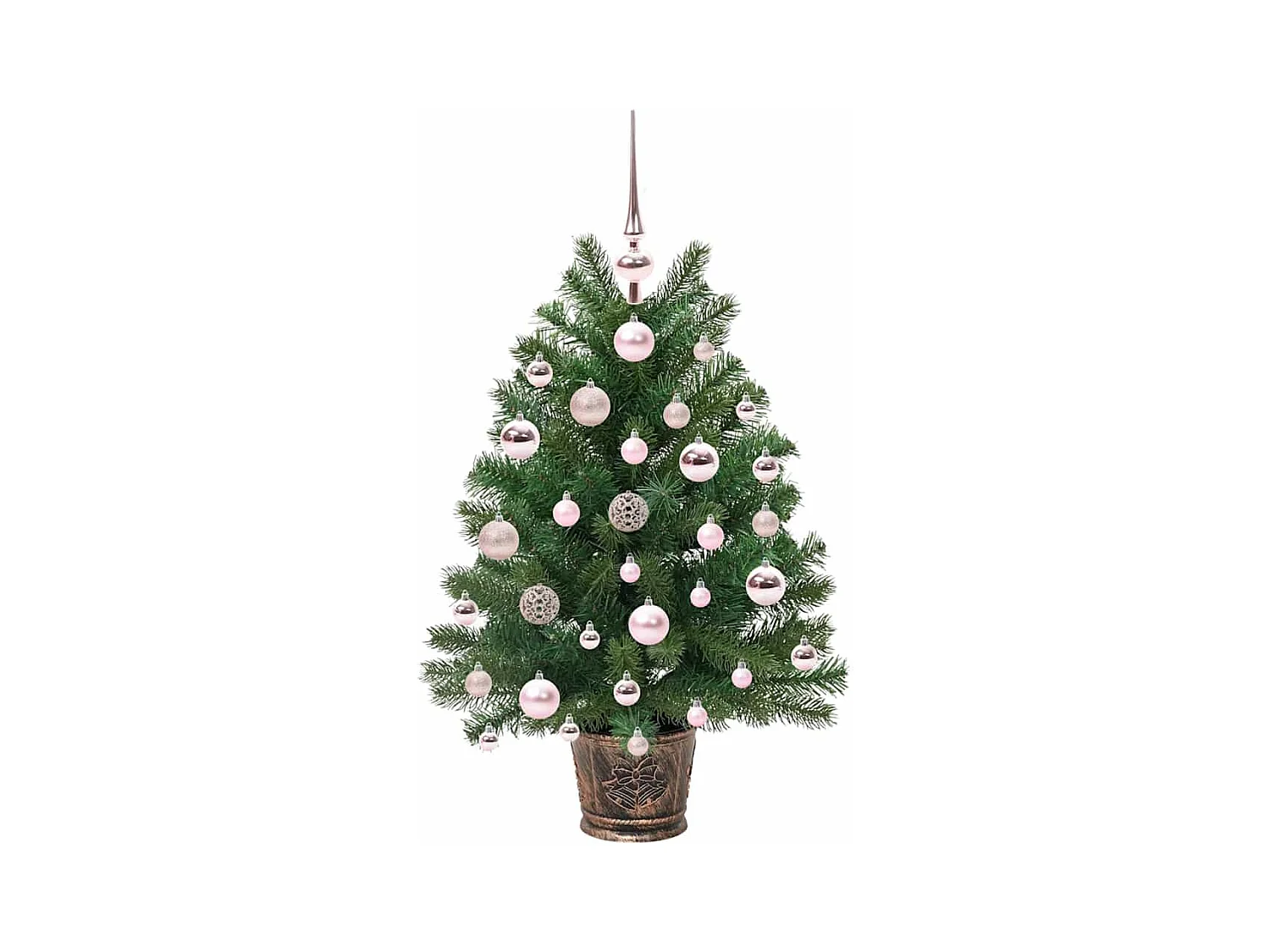 Sapin de Noël artificiel avec 150 LED Vert 75 cm PE et PVC