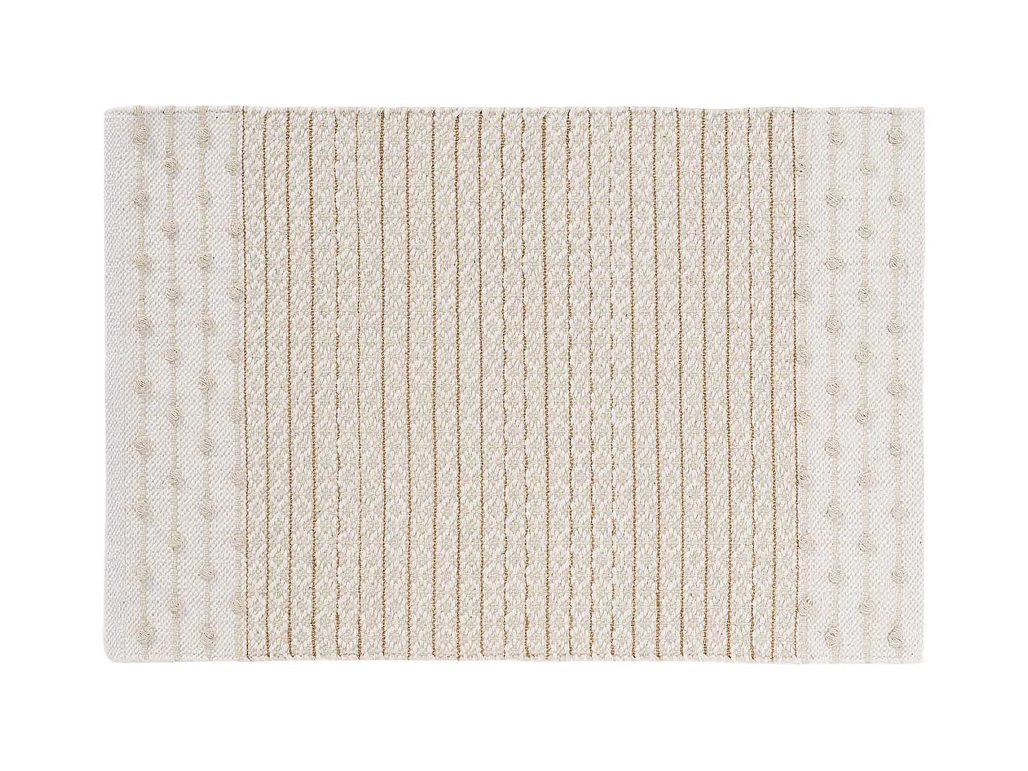 Tapis Déco Fantaisie "Artemis" 60x90cm Naturel