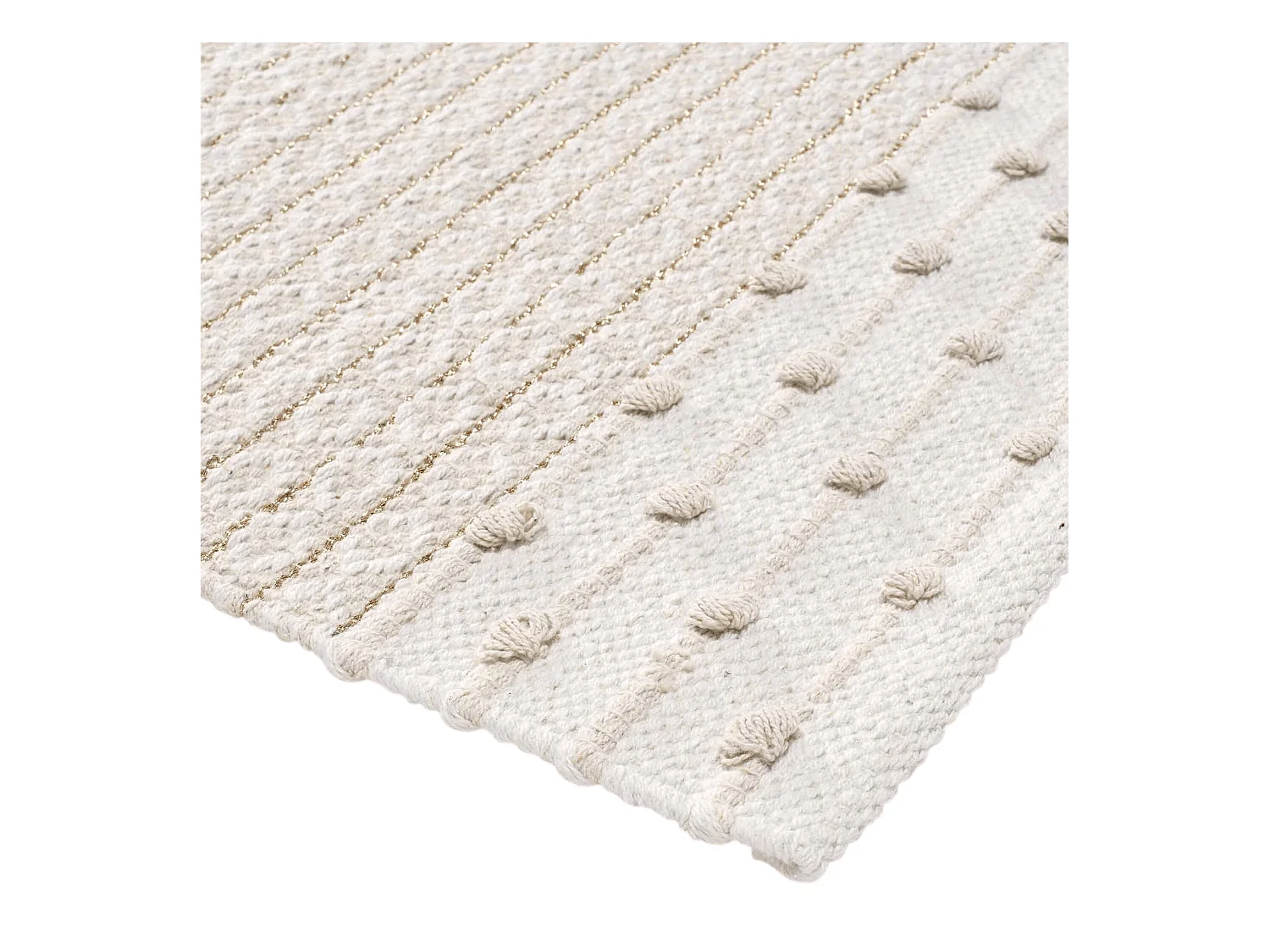 Tapis Déco Fantaisie "Artemis" 60x90cm Naturel