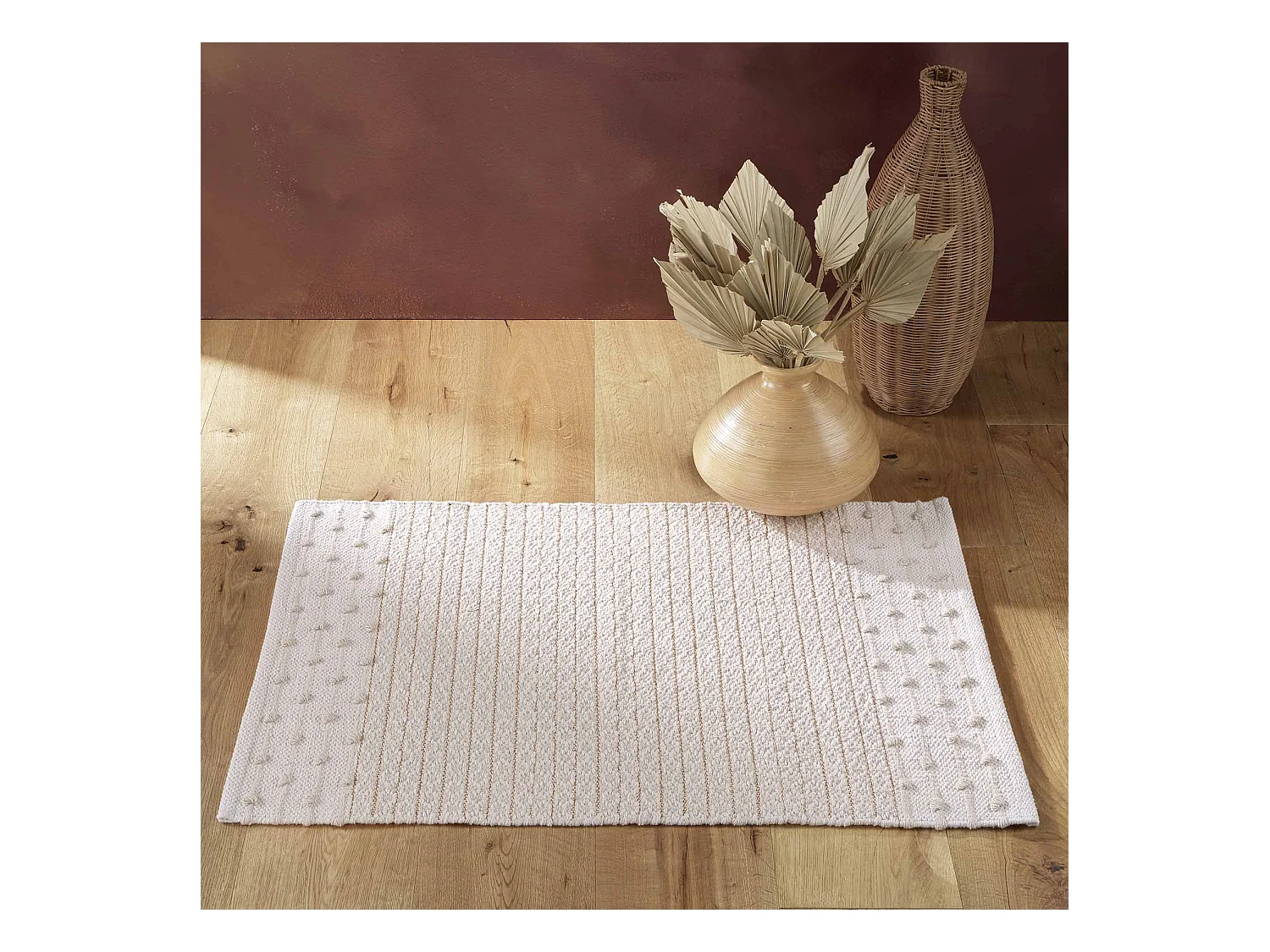 Tapis Déco Fantaisie "Artemis" 60x90cm Naturel