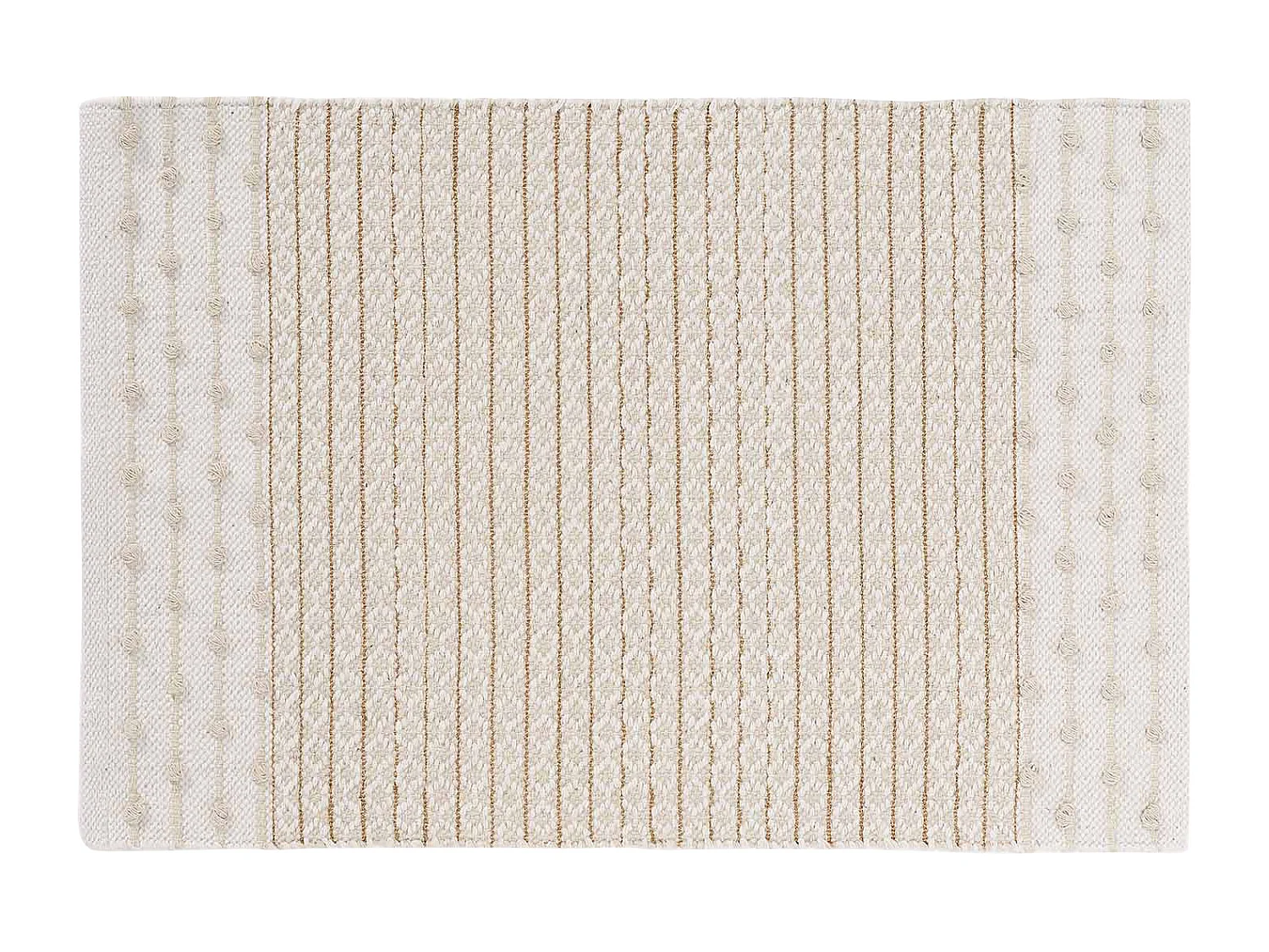 Tapis Déco Fantaisie "Artemis" 60x90cm Naturel