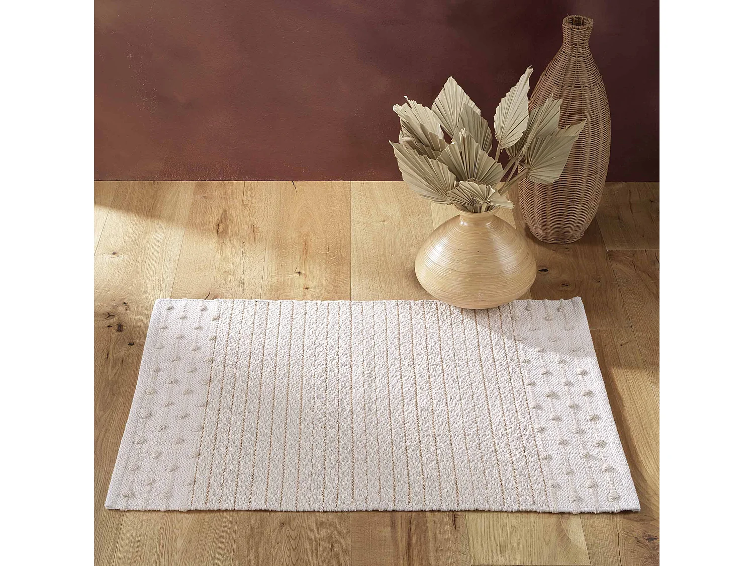 Tapis Déco Fantaisie "Artemis" 60x90cm Naturel