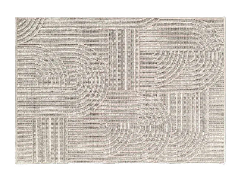 Tapis Déco Tissé "Ezio" 120x170cm Naturel