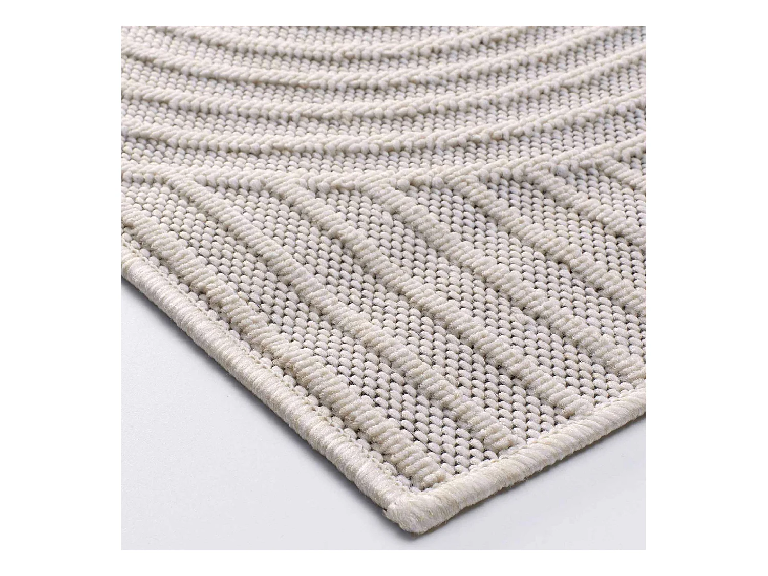 Tapis Déco Tissé "Ezio" 120x170cm Naturel