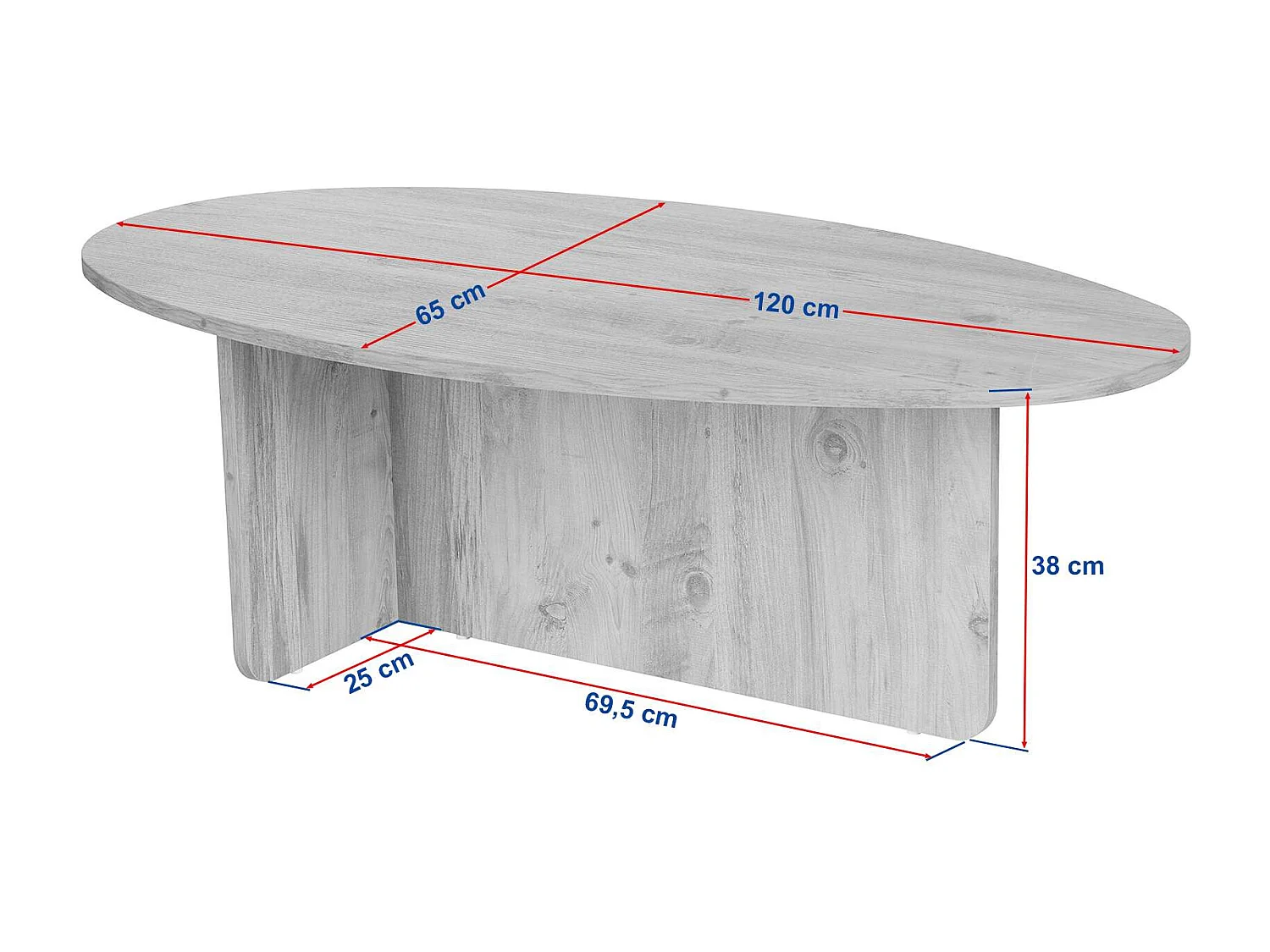 Table basse - Naturel clair - ISENORA