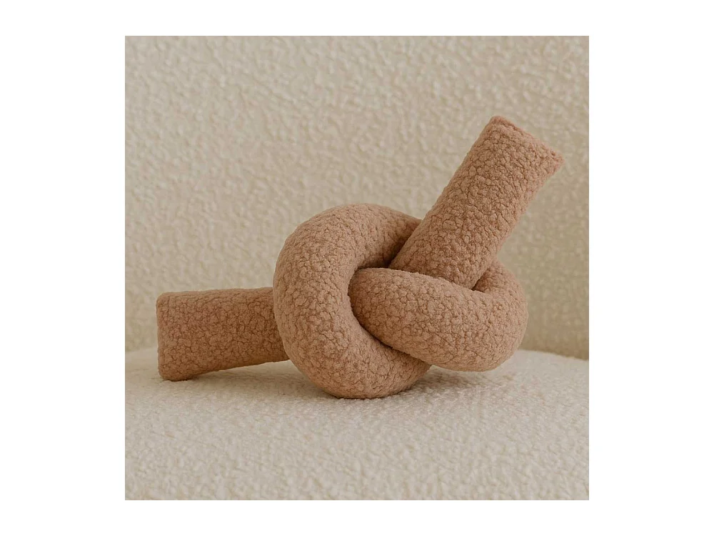 Coussin nœud en polyester Ask Dugum