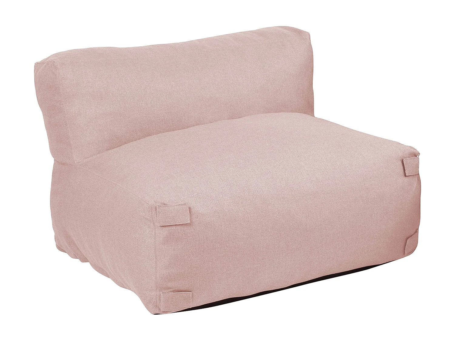 Poederroze modulaire bankstoel