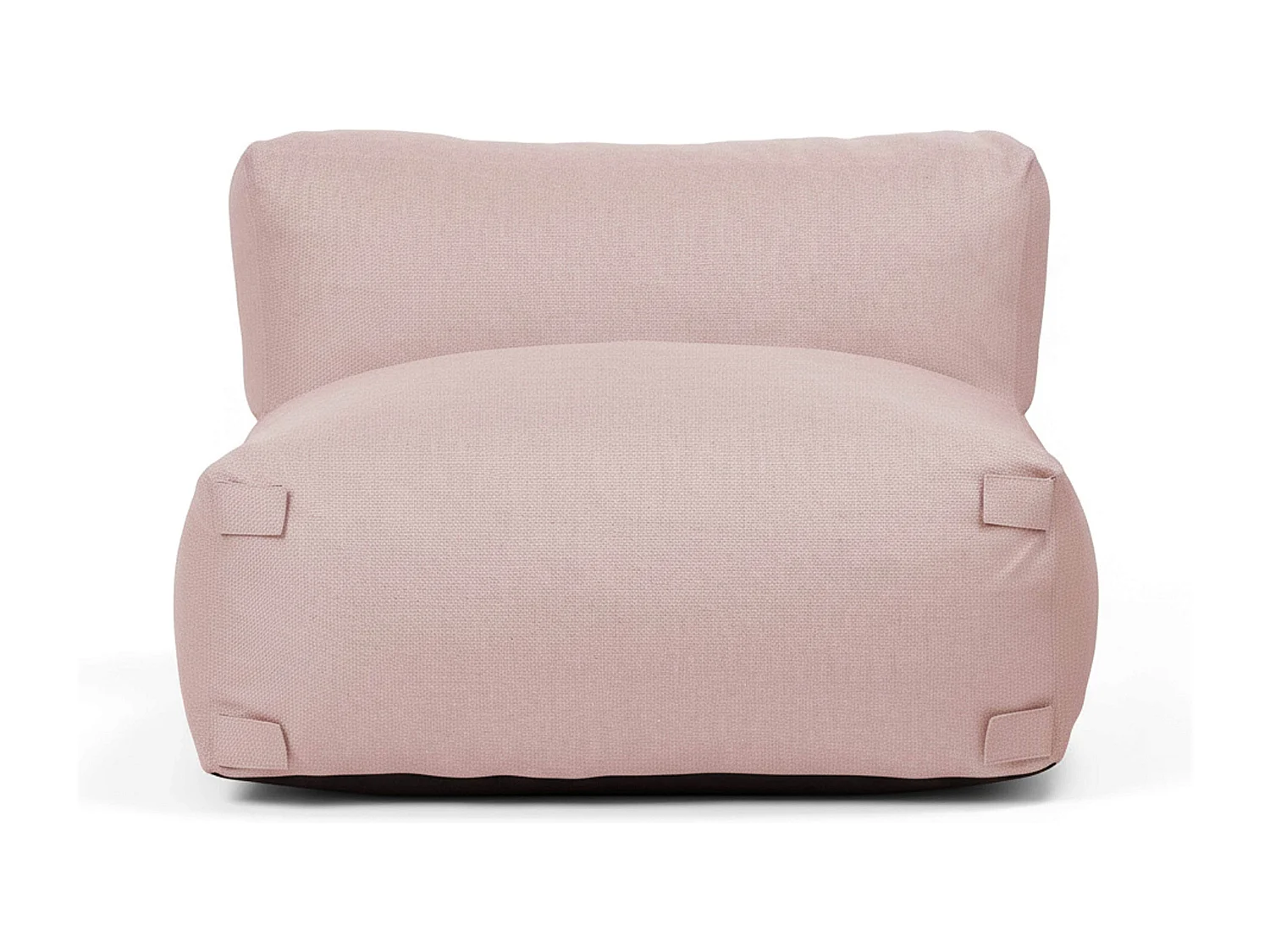 Fauteuil de jardin pour canapé modulable rose poudré