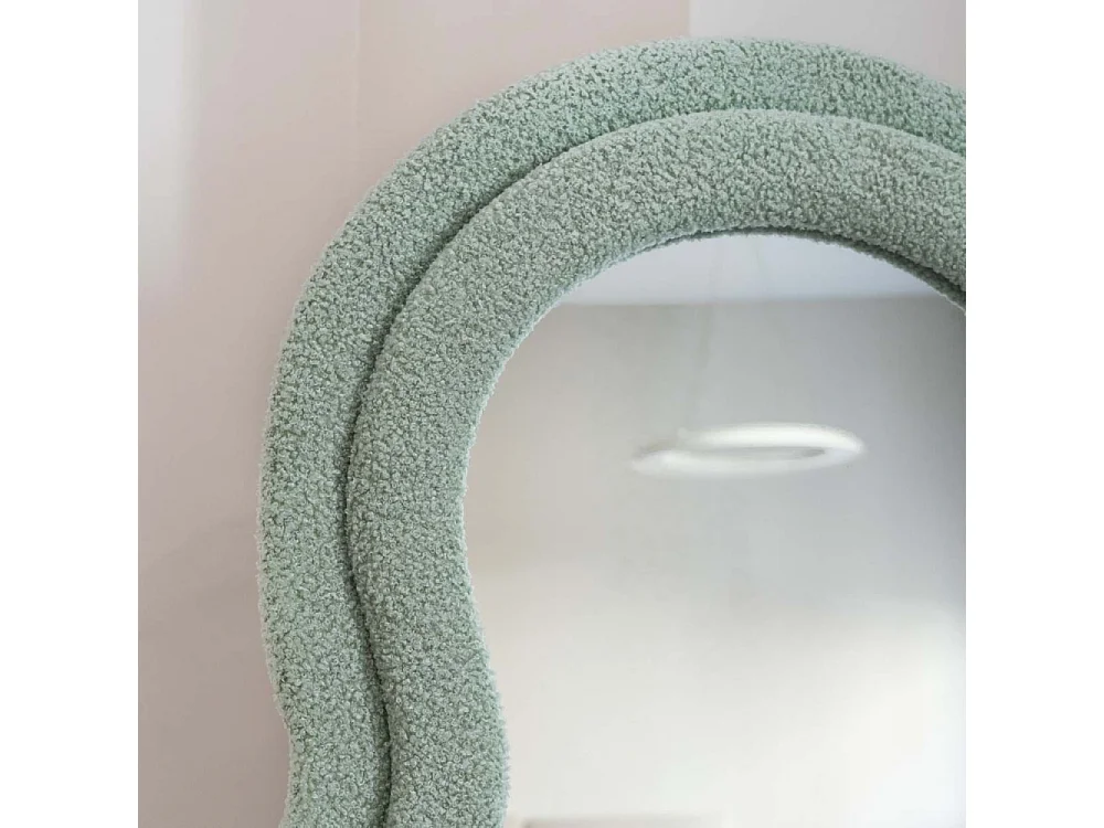 Miroir cadre en tissu Charlotte