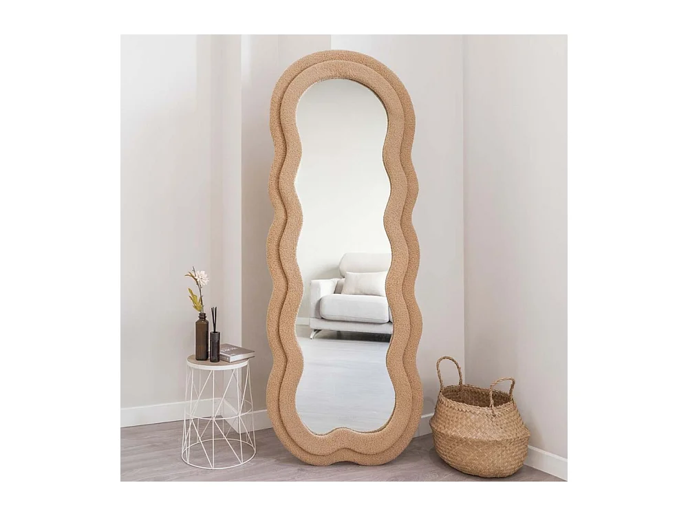 Miroir cadre en tissu Charlotte