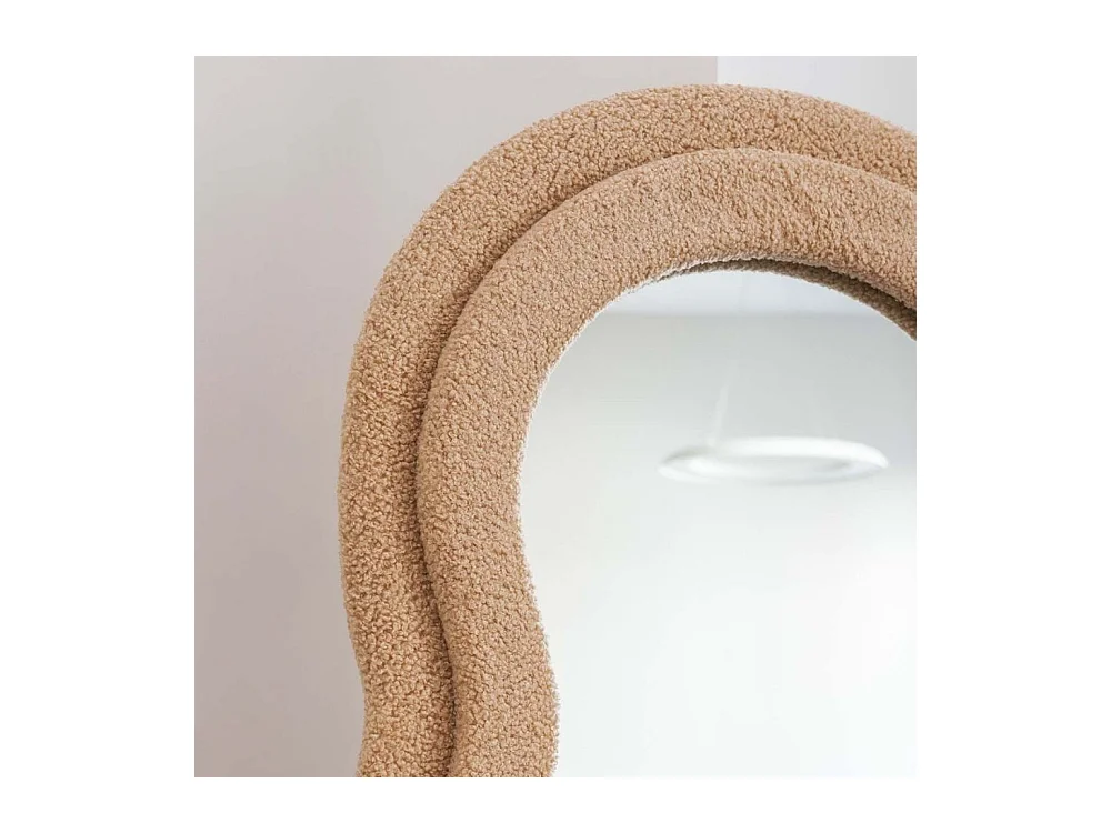 Miroir cadre en tissu Charlotte