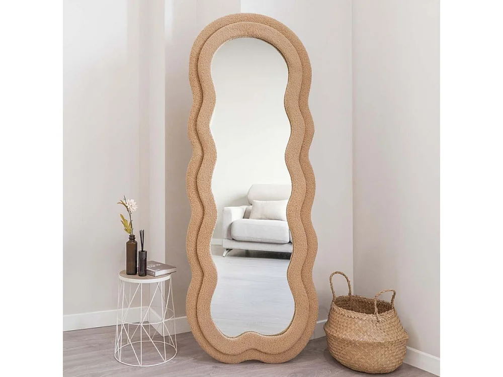 Miroir cadre en tissu Charlotte
