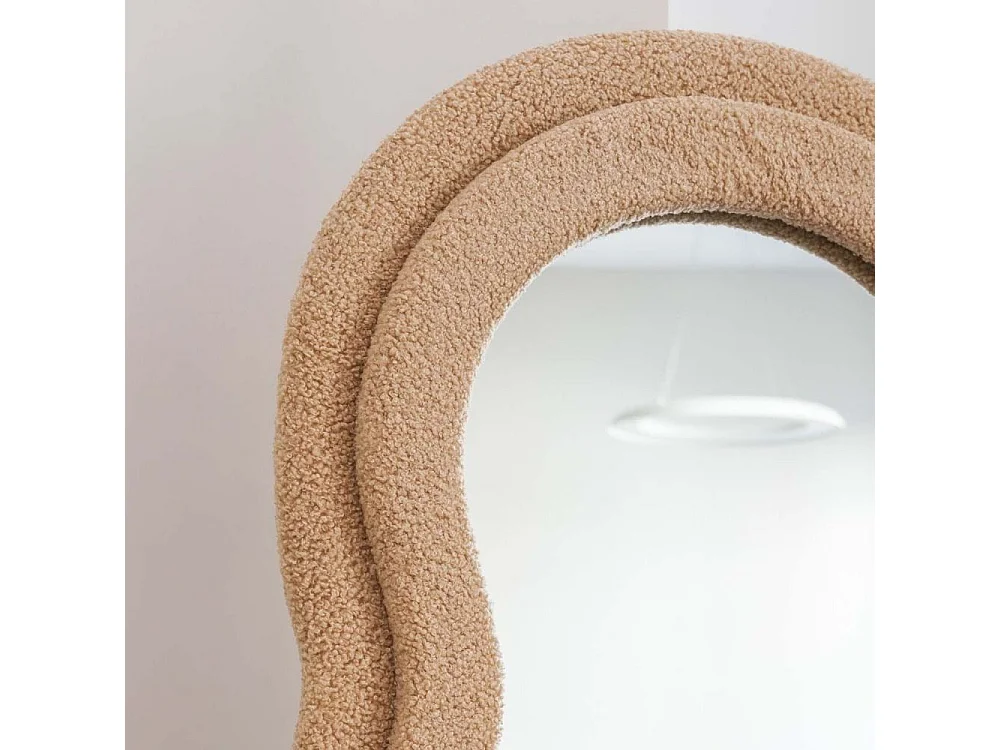 Miroir cadre en tissu Charlotte