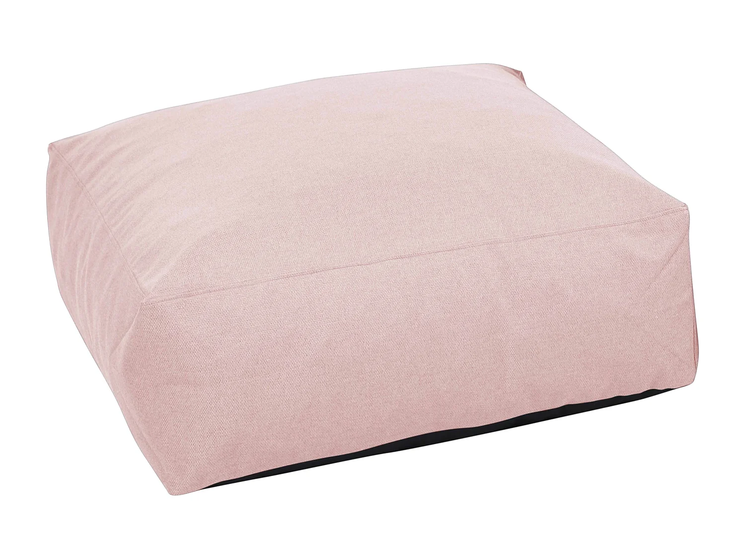 Pouf de jardin pour canapé modulable rose poudré