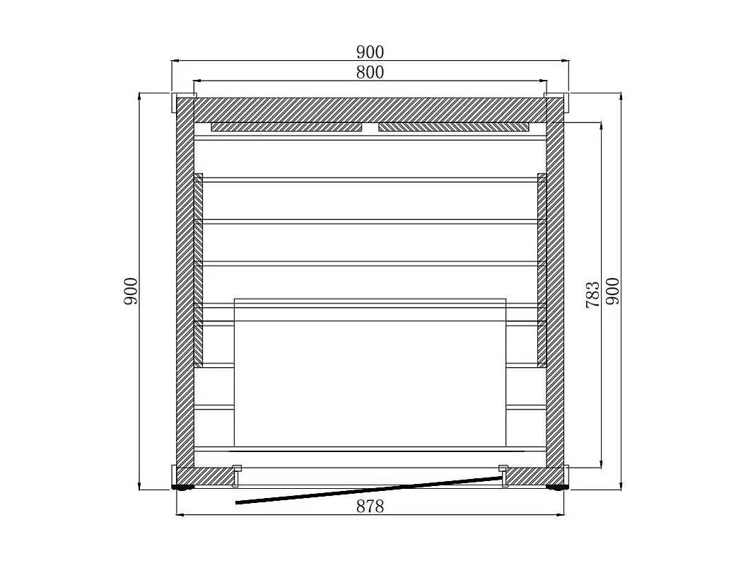 Sauna ​​Infrarouge Boreal ​90 ​Start 1 place à Spectre Complet