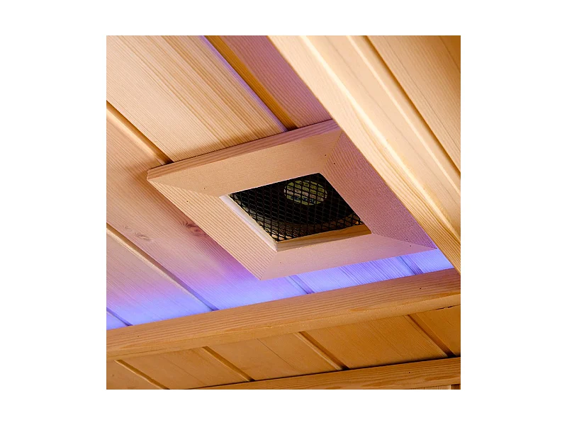 Sauna Combi Boreal® Elégance 2 - 150x125 Infrarouge + Vapeur