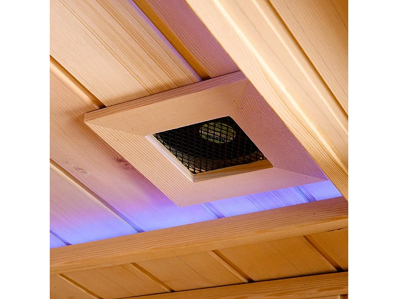 Sauna Combi Boreal® Elégance 2 - 150x125 Infrarouge + Vapeur