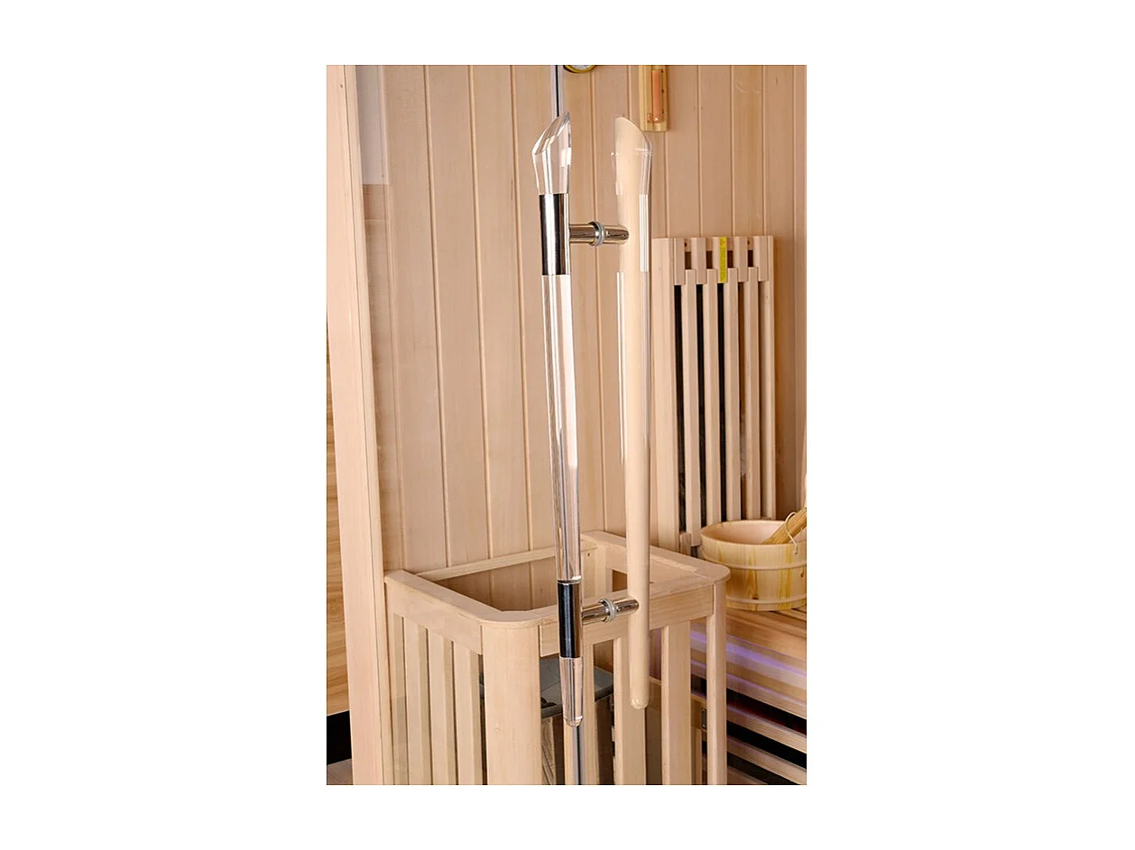 Sauna Combi Boreal® Elégance 2 - 150x125 Infrarouge + Vapeur