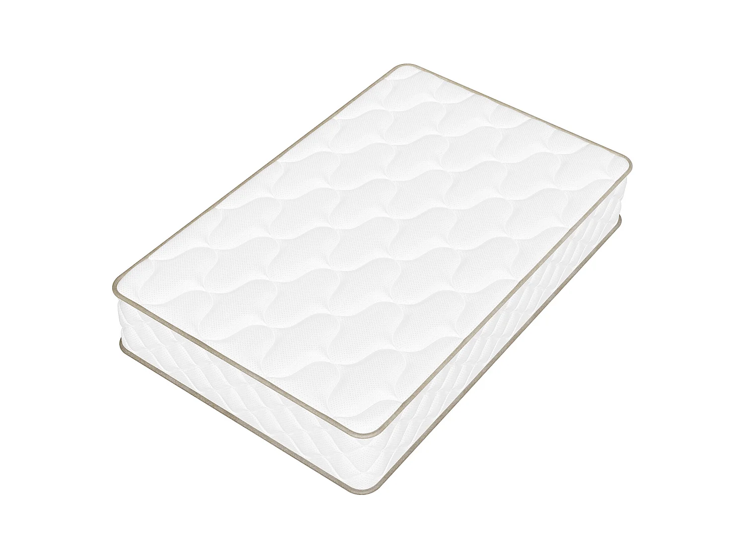 Taschenfederkernmatratze 90 x 200 cm - 7 Zone Federkernmatratze - Stärke 22 cm - Härtegrad 3 - Matratzen mit Spannbettlaken - Matratze für Kinder und Erwachsene