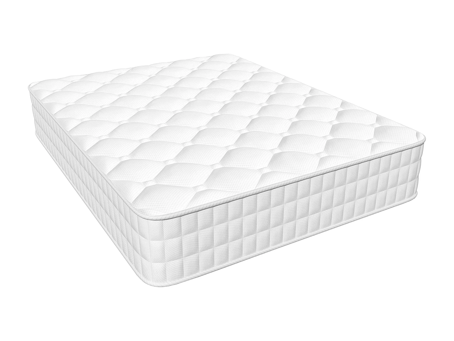 Taschenfederkernmatratze 140 x 200 cm - 7 Zone Federkernmatratze Matratzen mit Spannbettlaken - Stärke 22 cm - Härtegrad 3 - Atmungsaktiv - Rückenentlastung