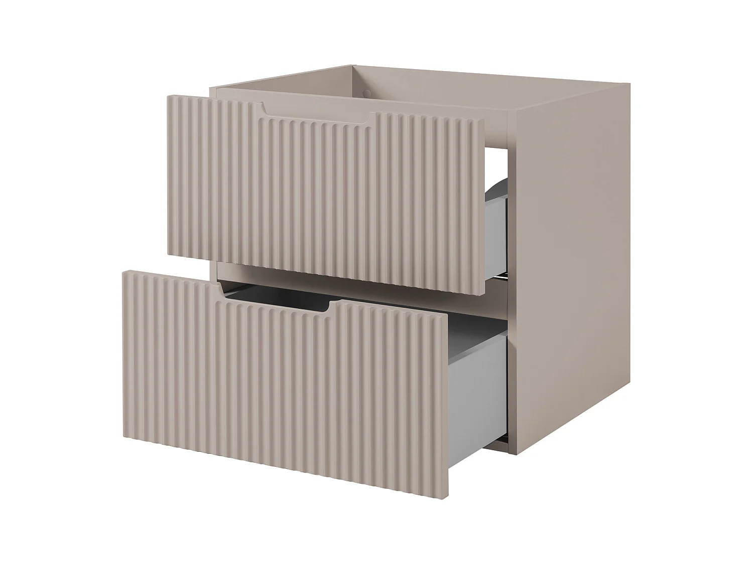 VENA Badkamerkast met gefreesd front onder wastafel 46 x 60 x 57 beige