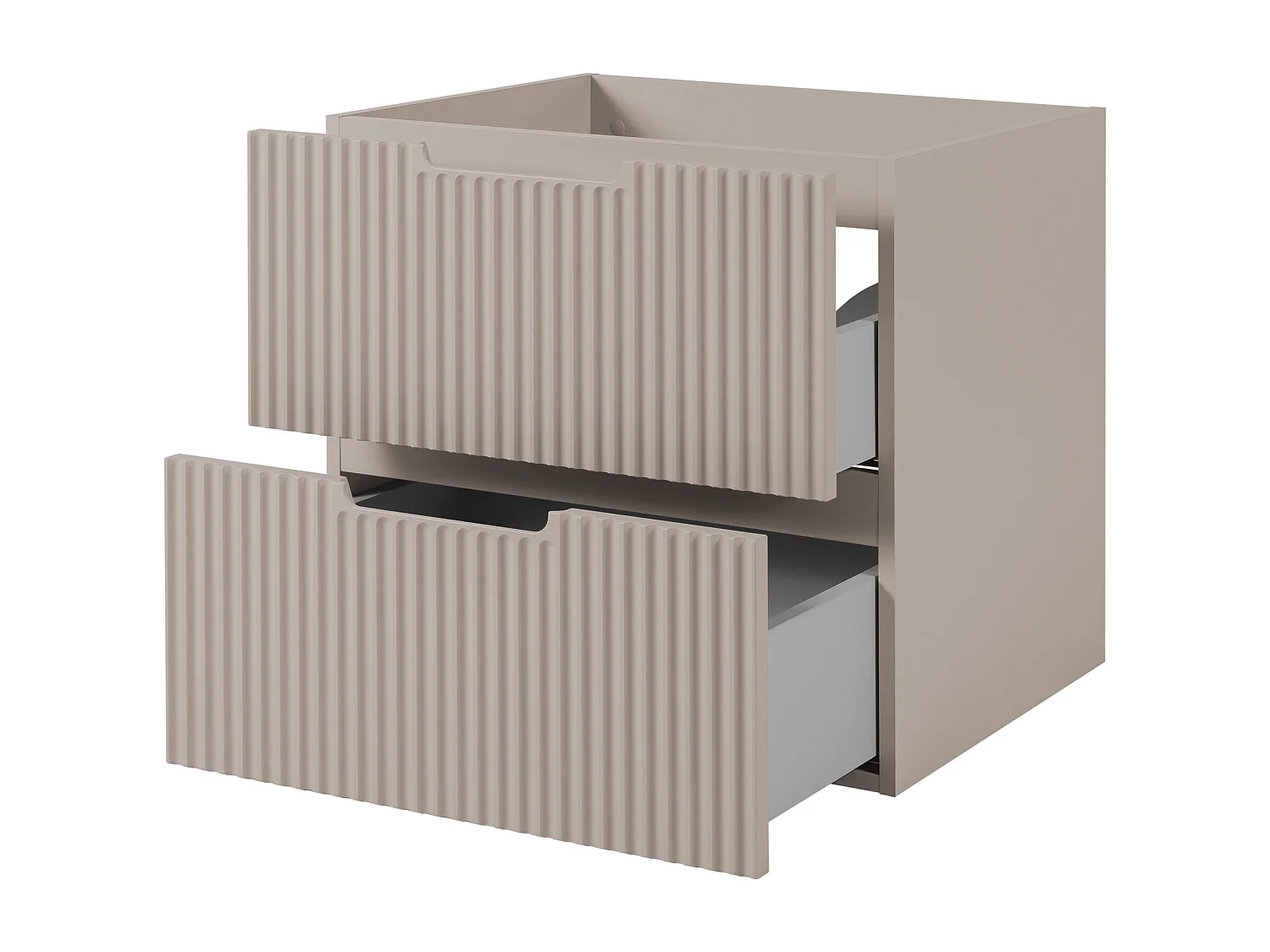 VENA Badkamerkast met gefreesd front onder wastafel 46 x 60 x 57 beige