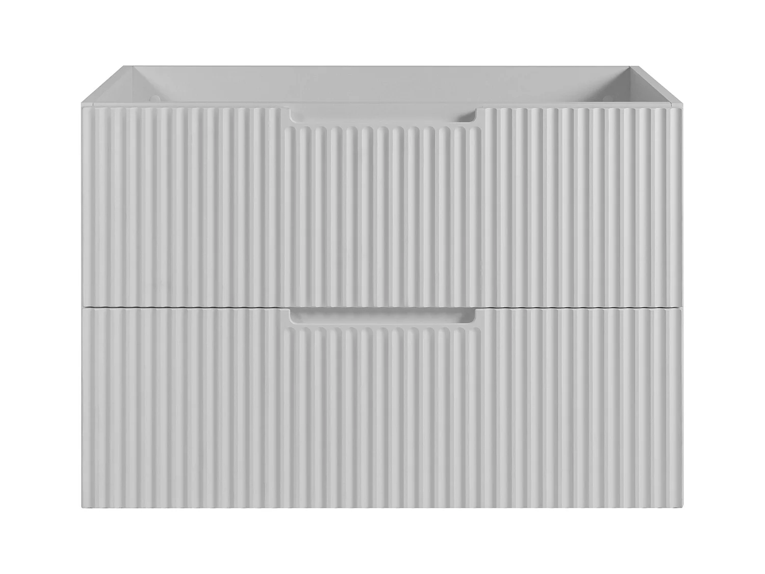 Mobile da bagno VENA con frontale scanalato sotto lavabo 46 x 80 x 57 bianco