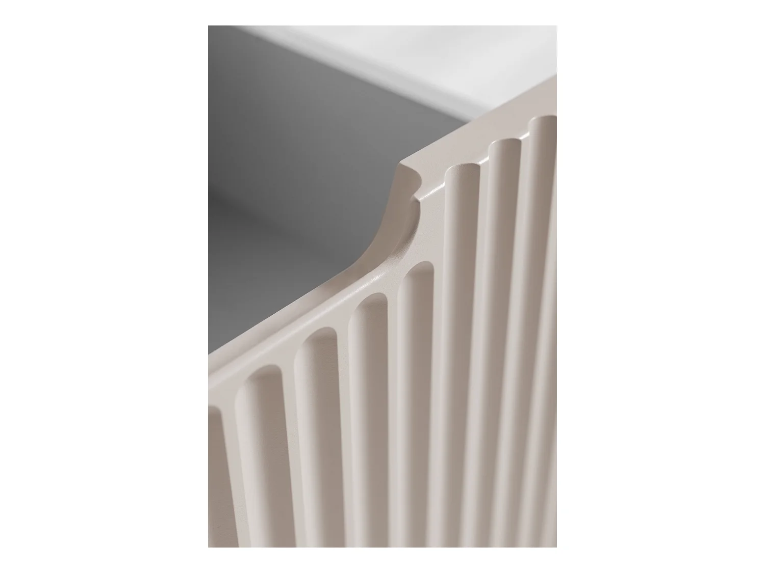 VENA Badkamerkast met gefreesd front onder wastafel 46 x 80 x 57 beige