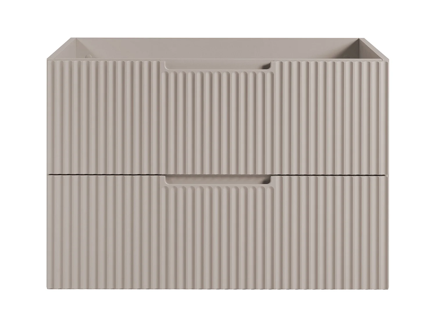 VENA Badkamerkast met gefreesd front onder wastafel 46 x 80 x 57 beige