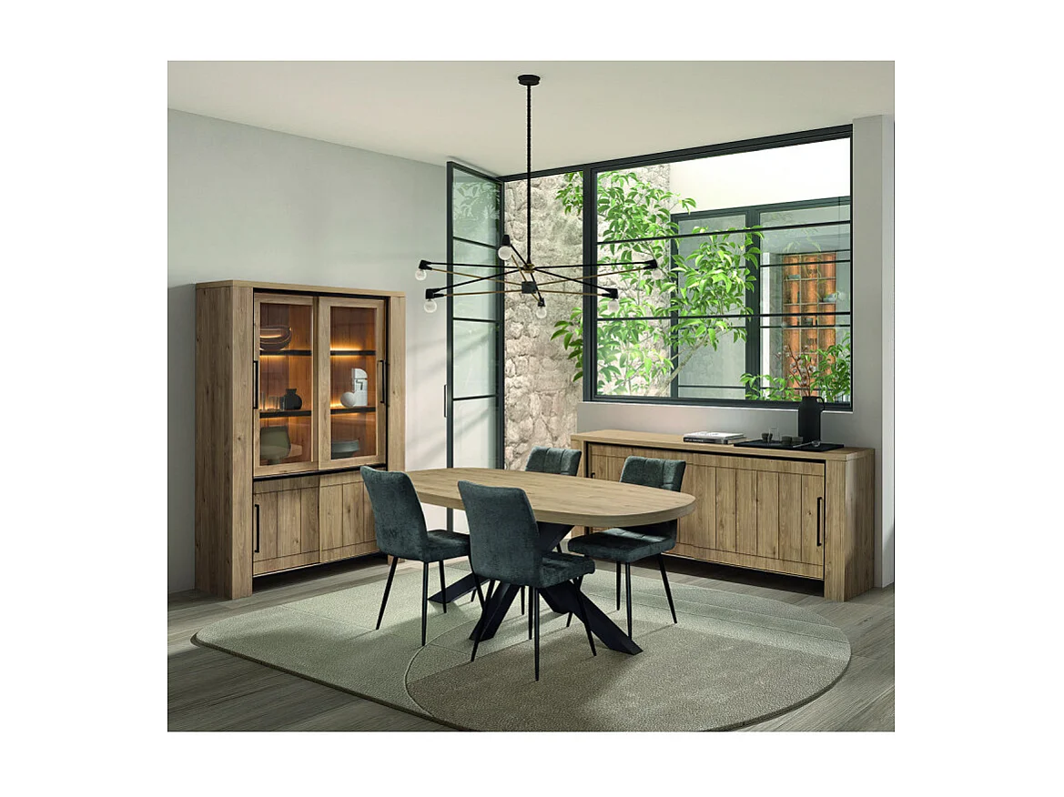 Vitrine 2 + 2 portes coulissantes Ariel