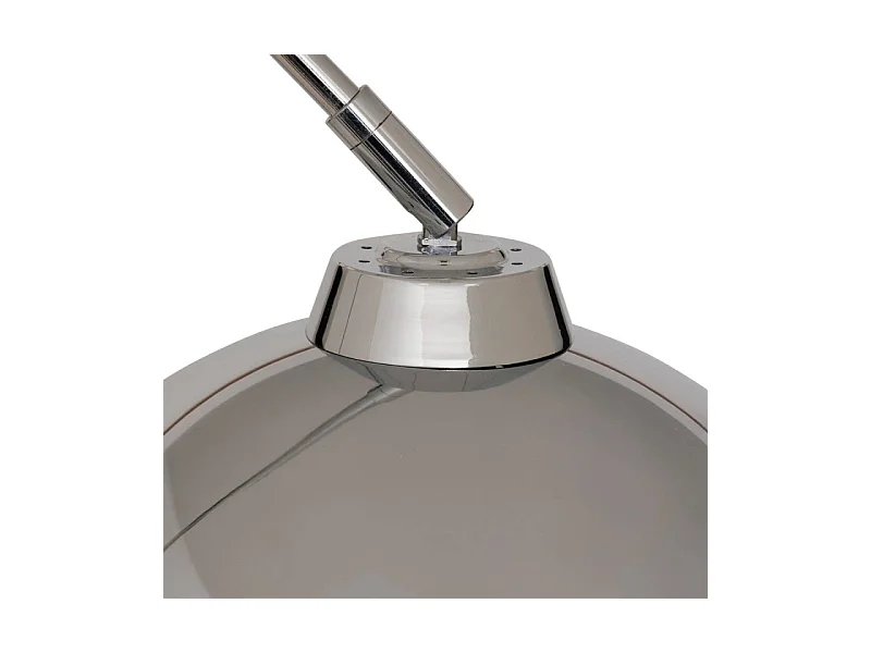 Lampadaire Arc en Métal "Floris" 177cm Argent