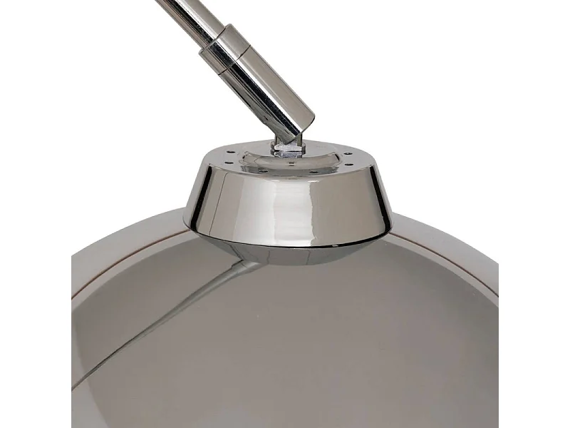 Lampadaire Arc en Métal "Floris" 177cm Argent