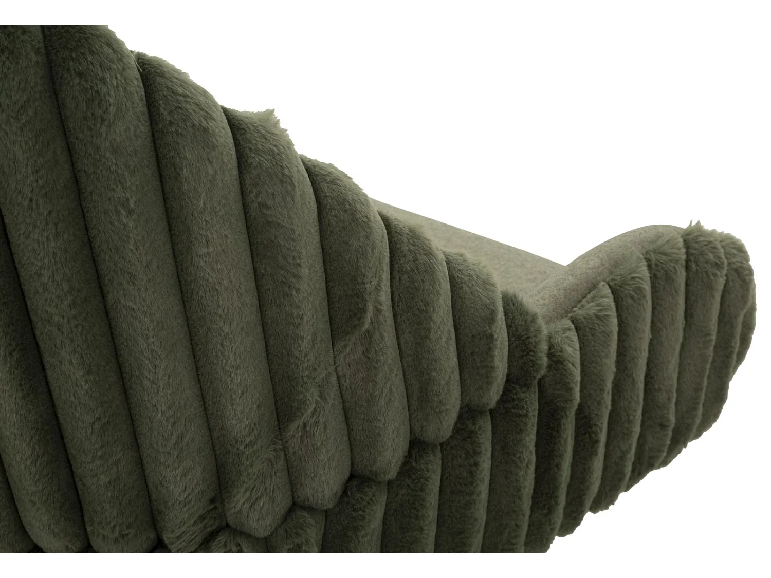 Fauteuil en tissu côtelé Sedia (Lot de 2)