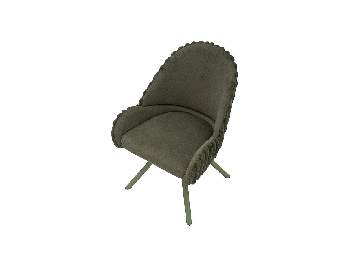 Lot de 2 Chaises Design "Stoccolma" 85cm Vert