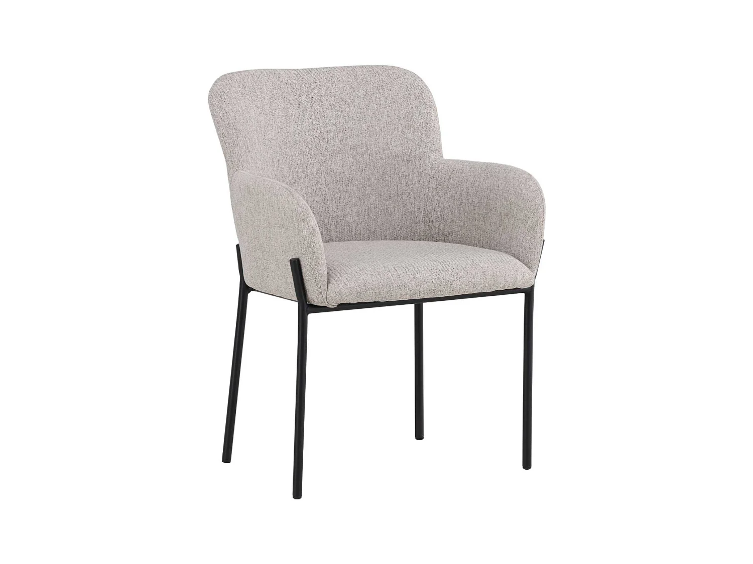 Fauteuil en métal et tissu Vätö