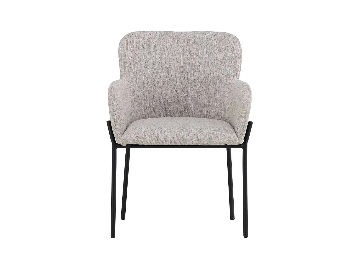 Fauteuil en métal et tissu Vätö