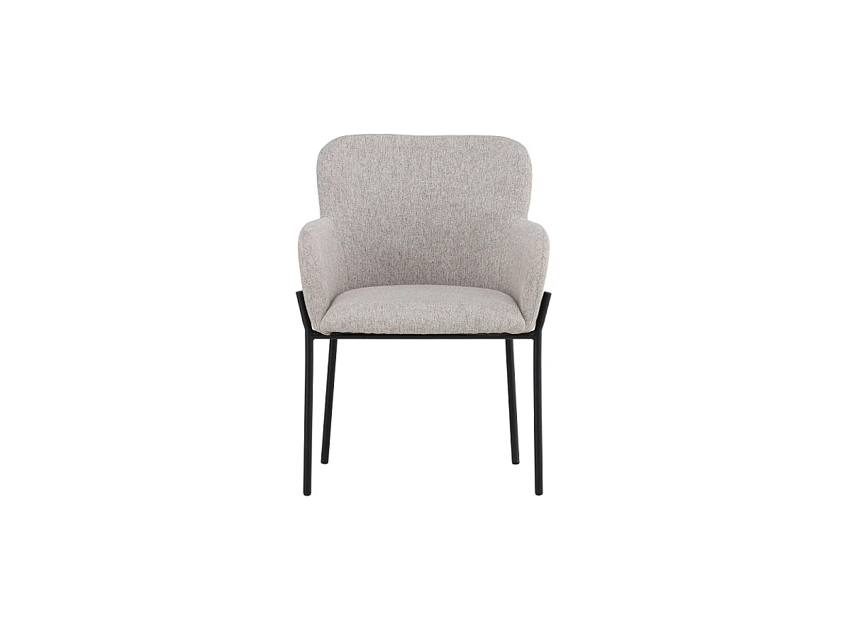 Vätö eetkamerstoel armleuning beige.
