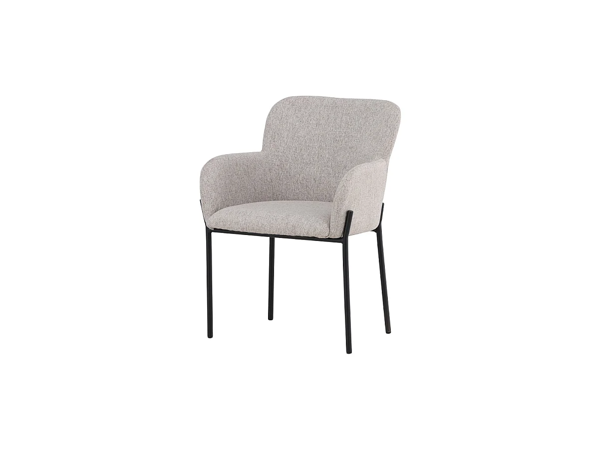 Vätö eetkamerstoel armleuning beige.