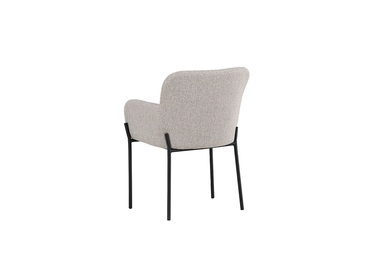 Vätö eetkamerstoel armleuning beige.