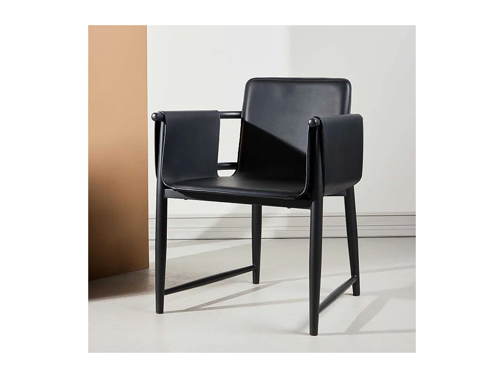 Fauteuil en métal et polyuréthane Bjäre 60 x 61 x 78 cm