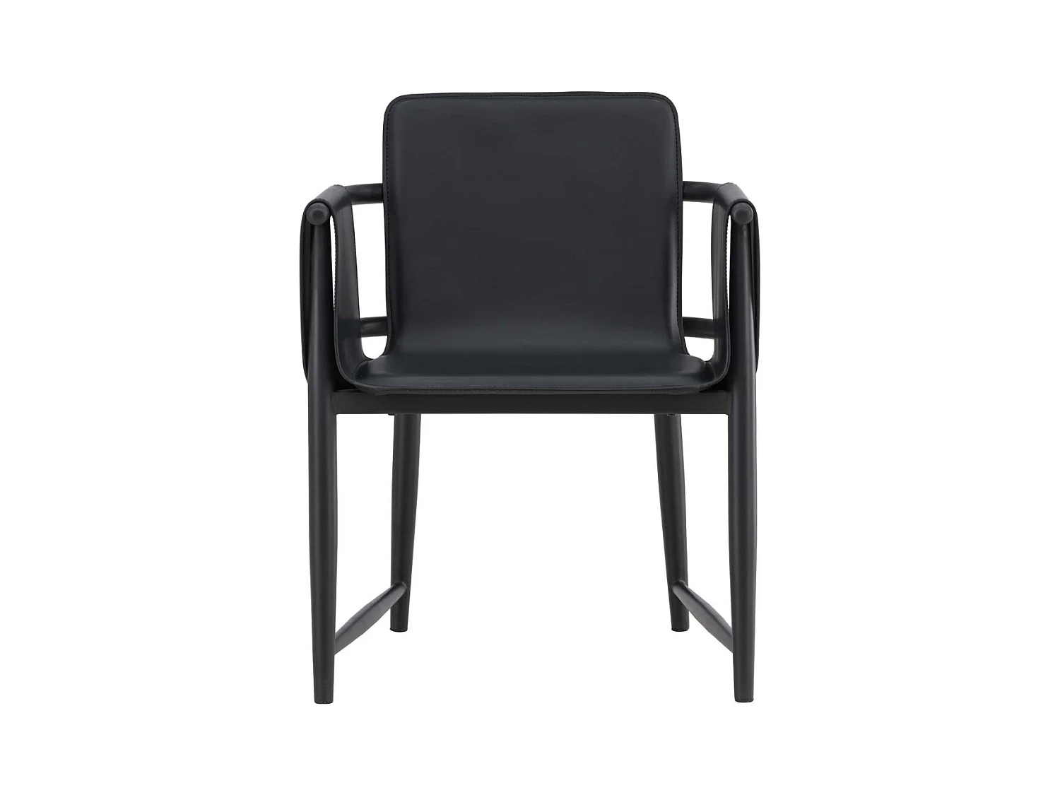 Fauteuil en métal et polyuréthane Bjäre 60 x 61 x 78 cm