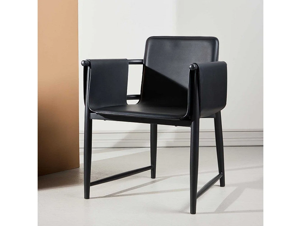 Fauteuil en métal et polyuréthane Bjäre 60 x 61 x 78 cm