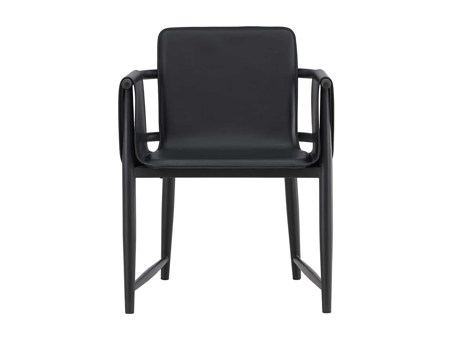 Fauteuil en métal et polyuréthane Bjäre 60 x 61 x 78 cm