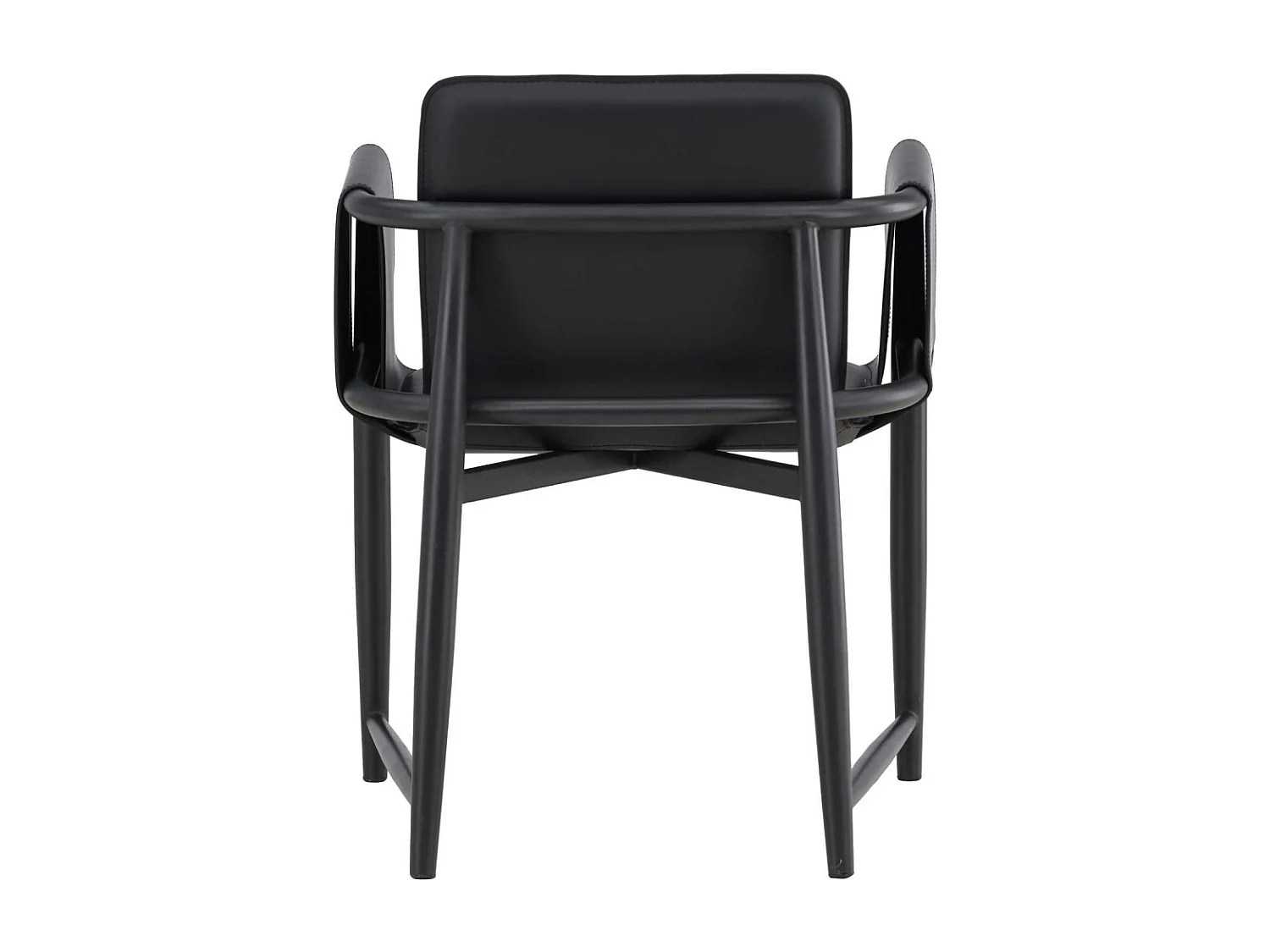 Fauteuil en métal et polyuréthane Bjäre 60 x 61 x 78 cm