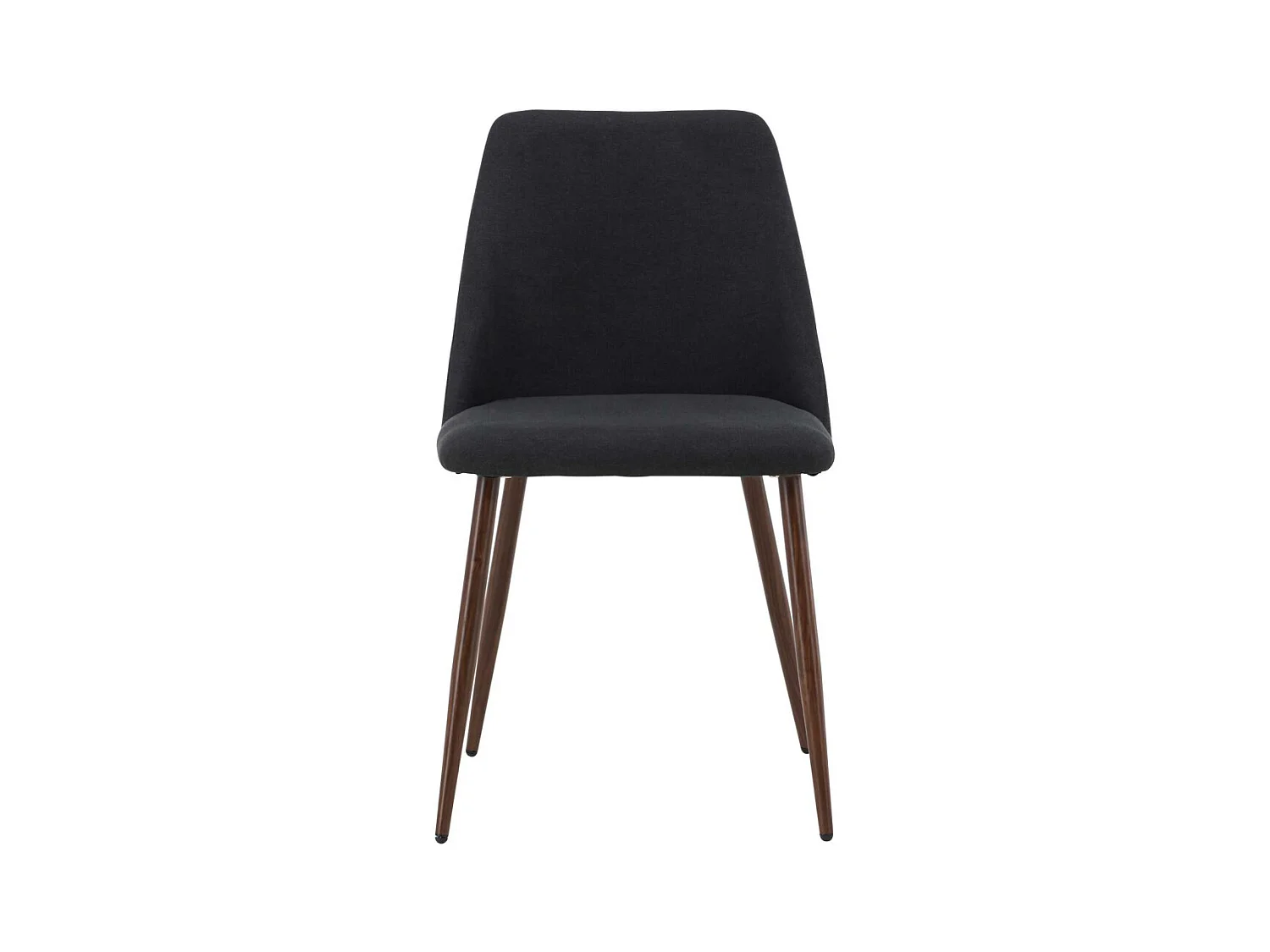 Chaise en métal et tissu Night (Lot de 2)