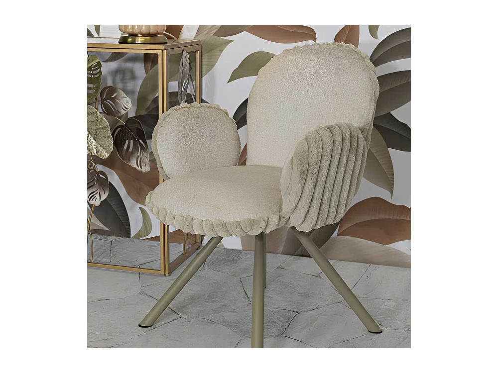 Fauteuil en tissu côtelé Stockholm (Lot de 2)