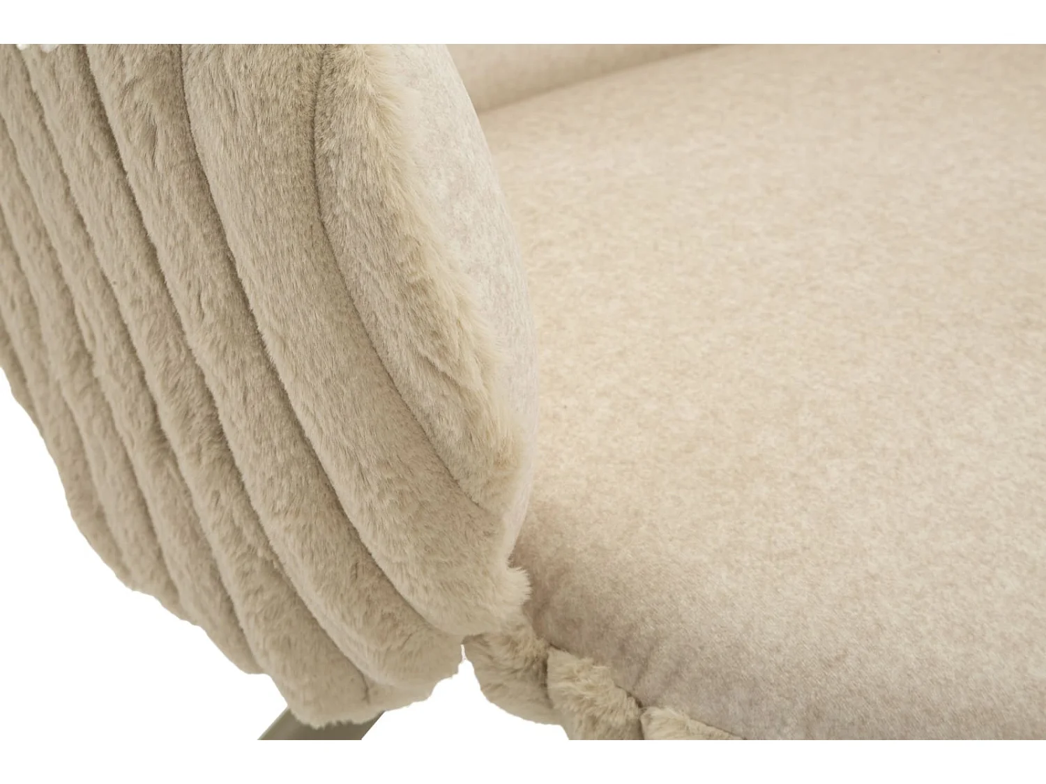 Lot de 2 Chaises Design "Stoccolma" 83cm Crème