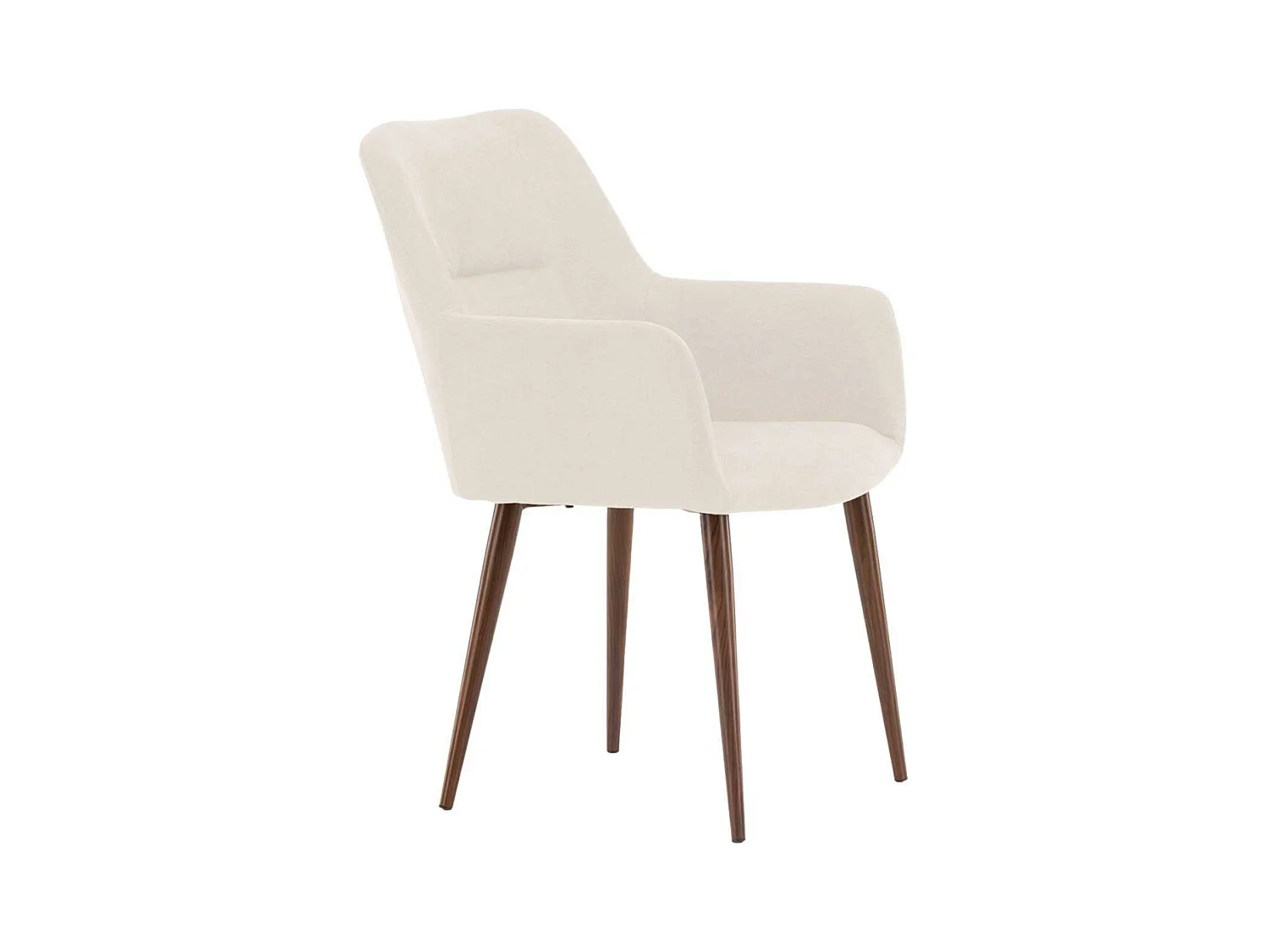 Chaise en métal et tissu Tomorrow (Lot de 2)